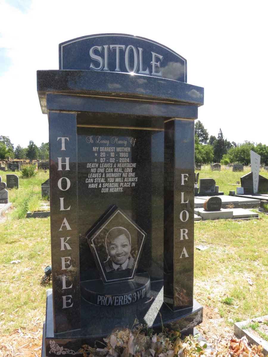 SITOLE Tholakele Flora 1968-2024