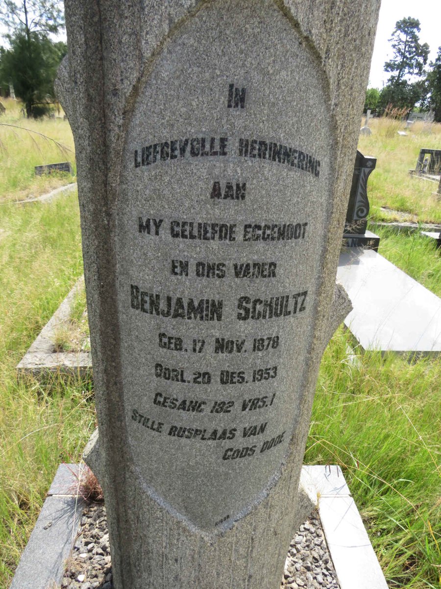 SCHULTZ Benjamin 1878-1953