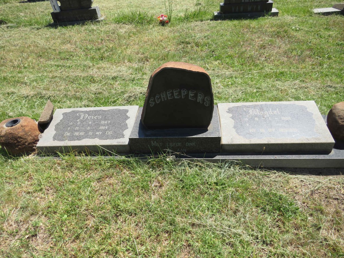 SCHEEPERS Dries 1947-1994 & Magdel 1953- _1