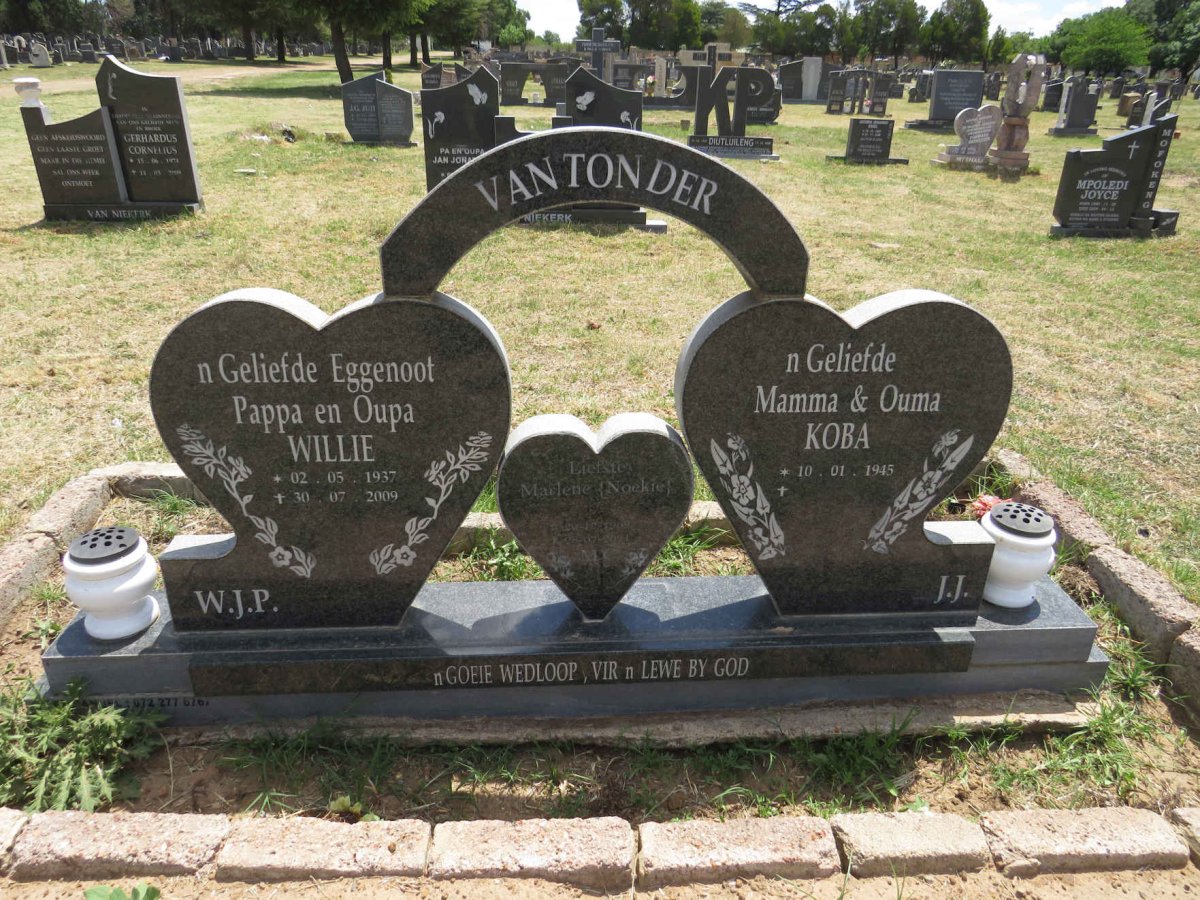 TONDER W.J.P., van 1937-2009 & J.J. 1945-