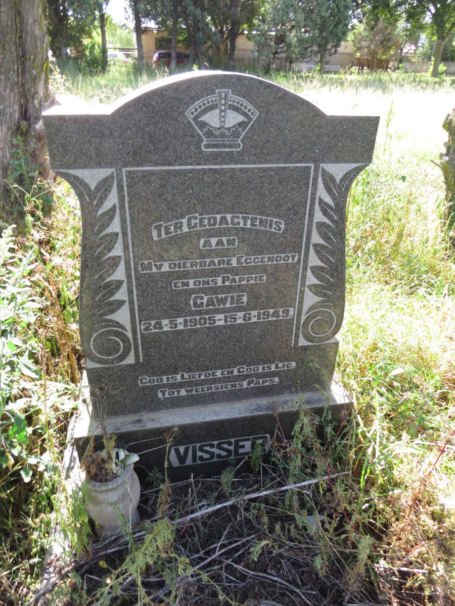 VISSER Gawie 1905-1949