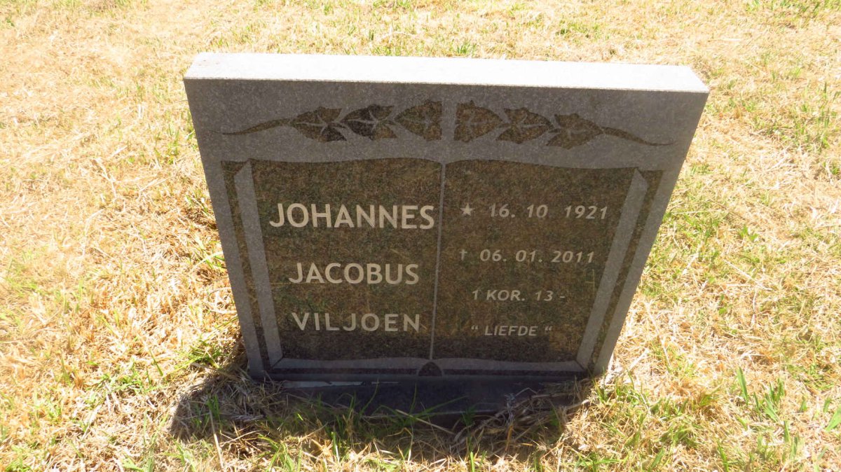 VILJOEN Johannes Jacobus 1921-2011