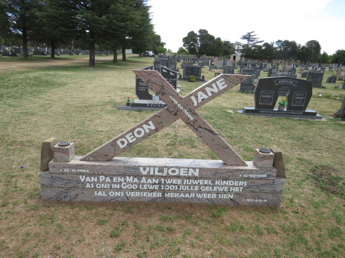 VILJOEN Deon 1984-2006 :: VILJOEN Jane 1988-2006 