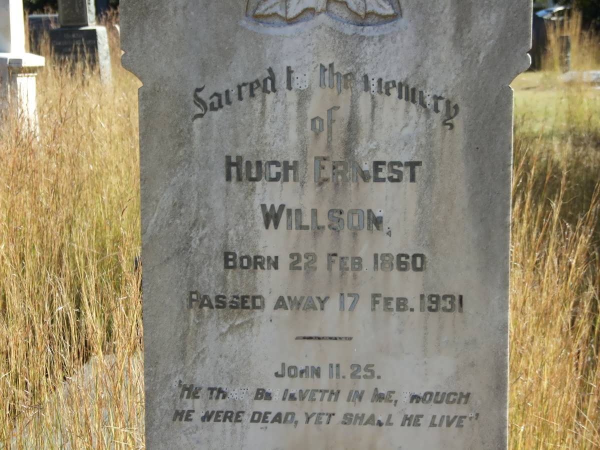 WILLSON Hugh Ernest 1860-1931 _2