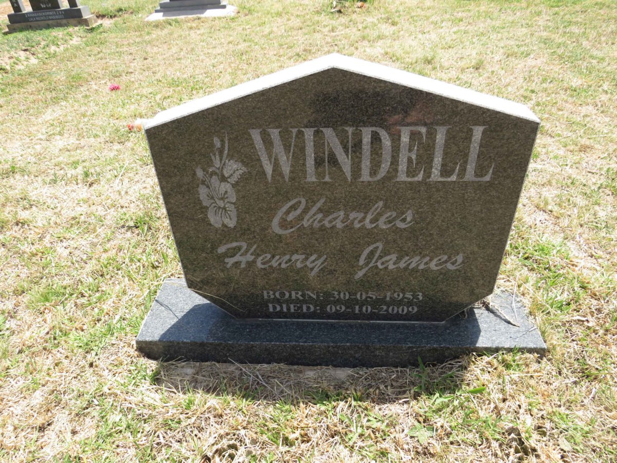WINDELL Charles Henry James 1953-2009
