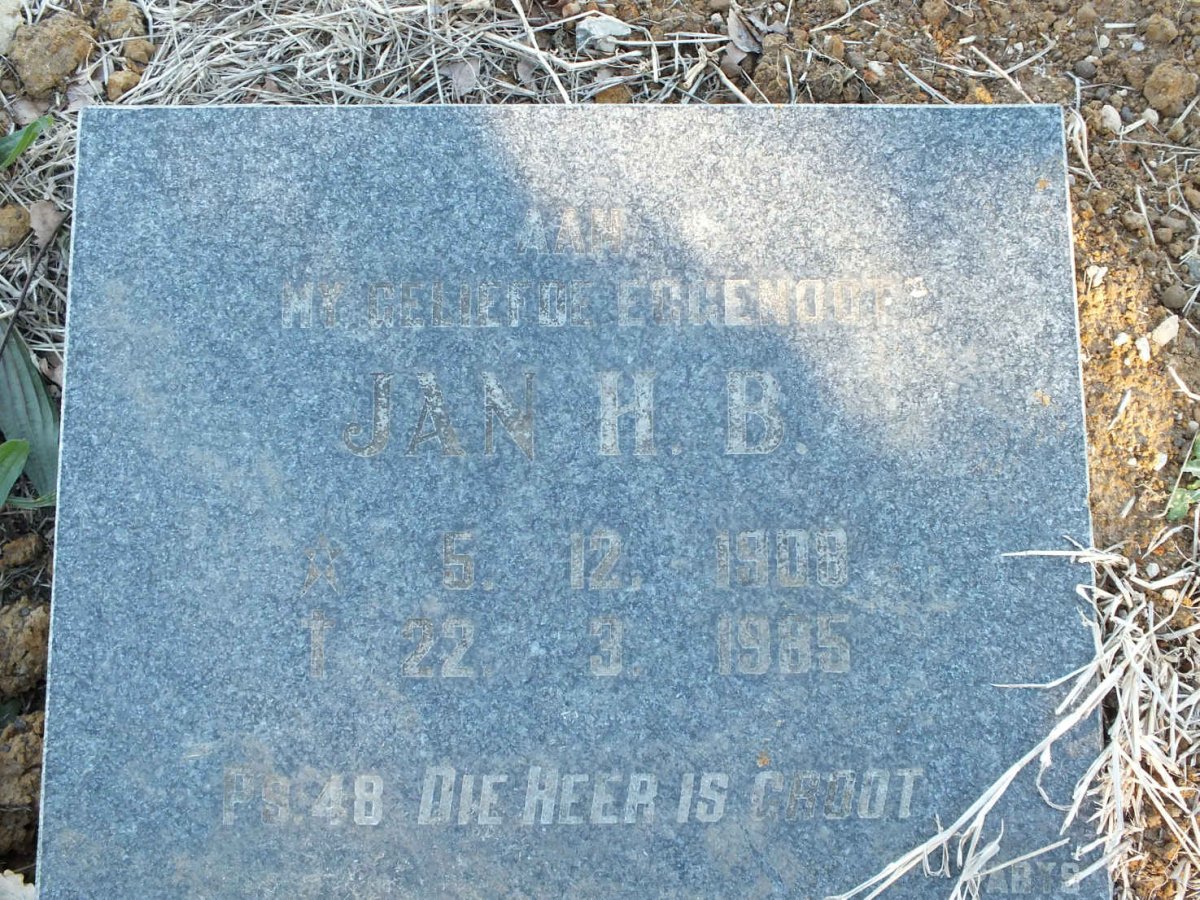 ? Jan H.B. 1908-1985