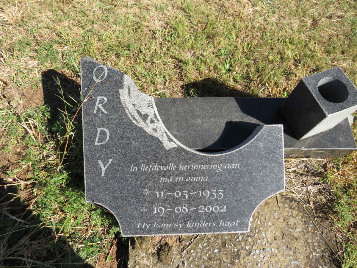 ?ORDY ? 1933-2002