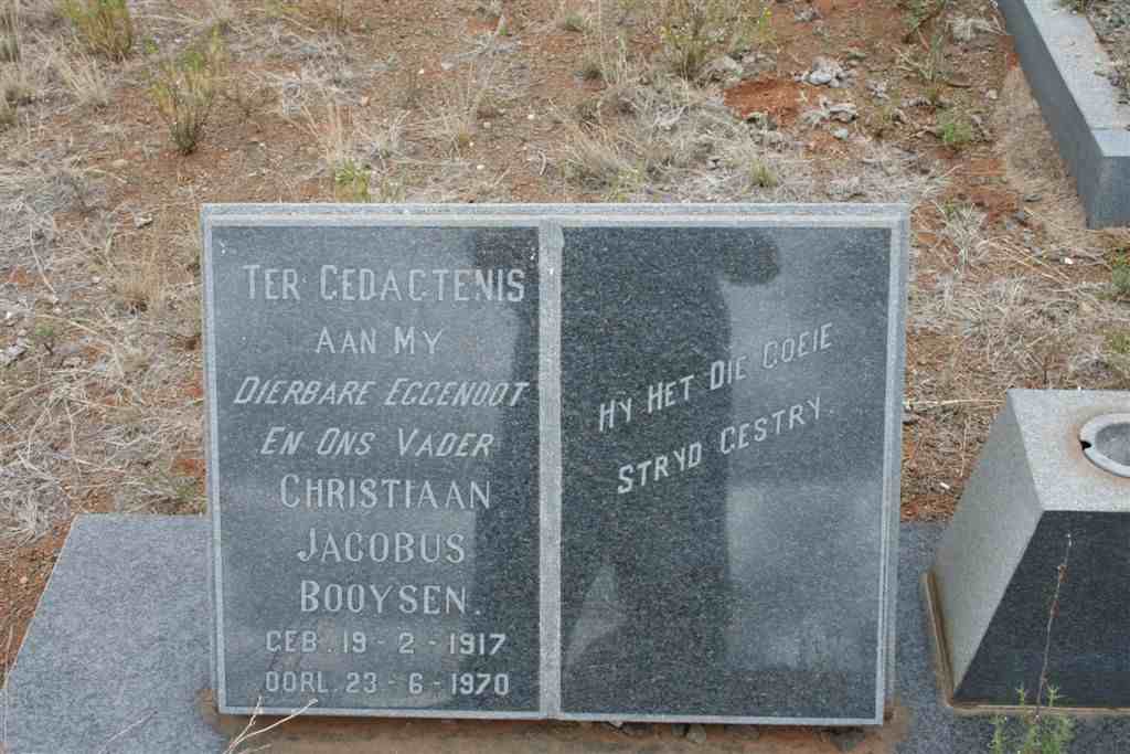 BOOYSEN Christiaan Jacobus 1917-1970