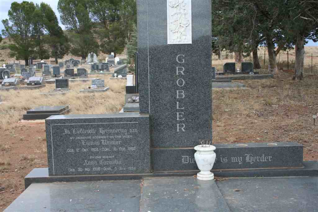 GROBLER Esaias Reinier 1905-1962 &amp; Anna Cornelia 1908-1994