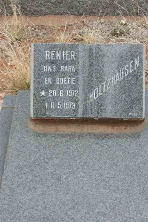 HOLTZHAUSEN Renier 1972-1973