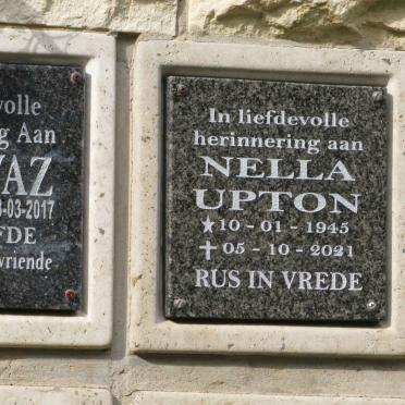 UPTON Nella 1945-2021
