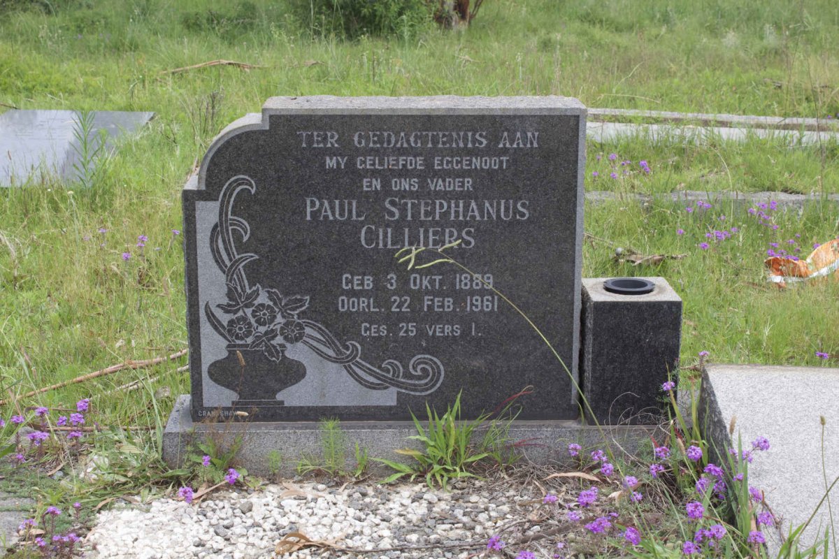 CILLIERS Paul Stephanus 1889-1961