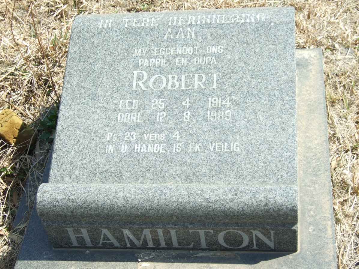 HAMILTON Robert 1914-1989