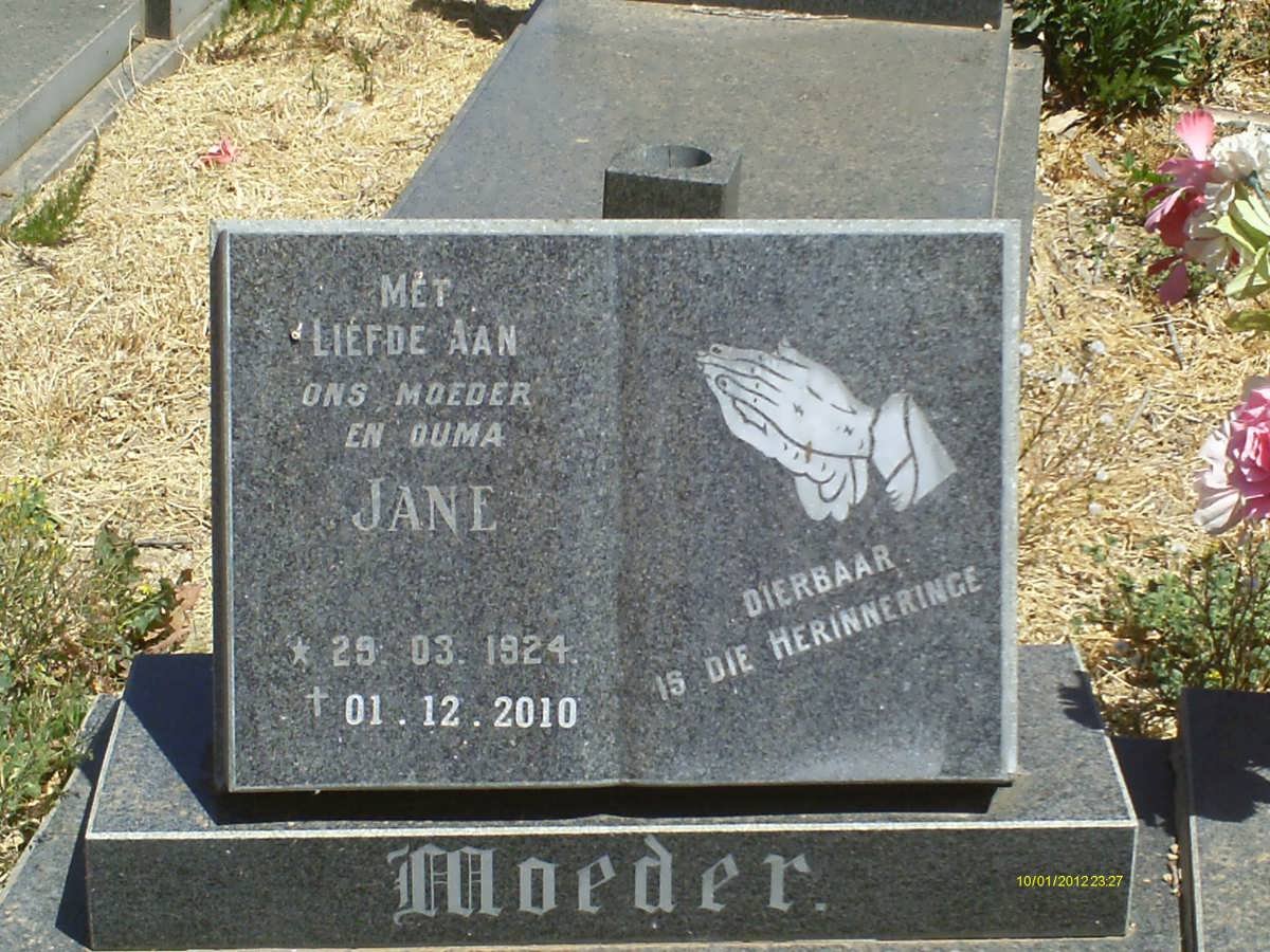 ? Jane 1924-2010