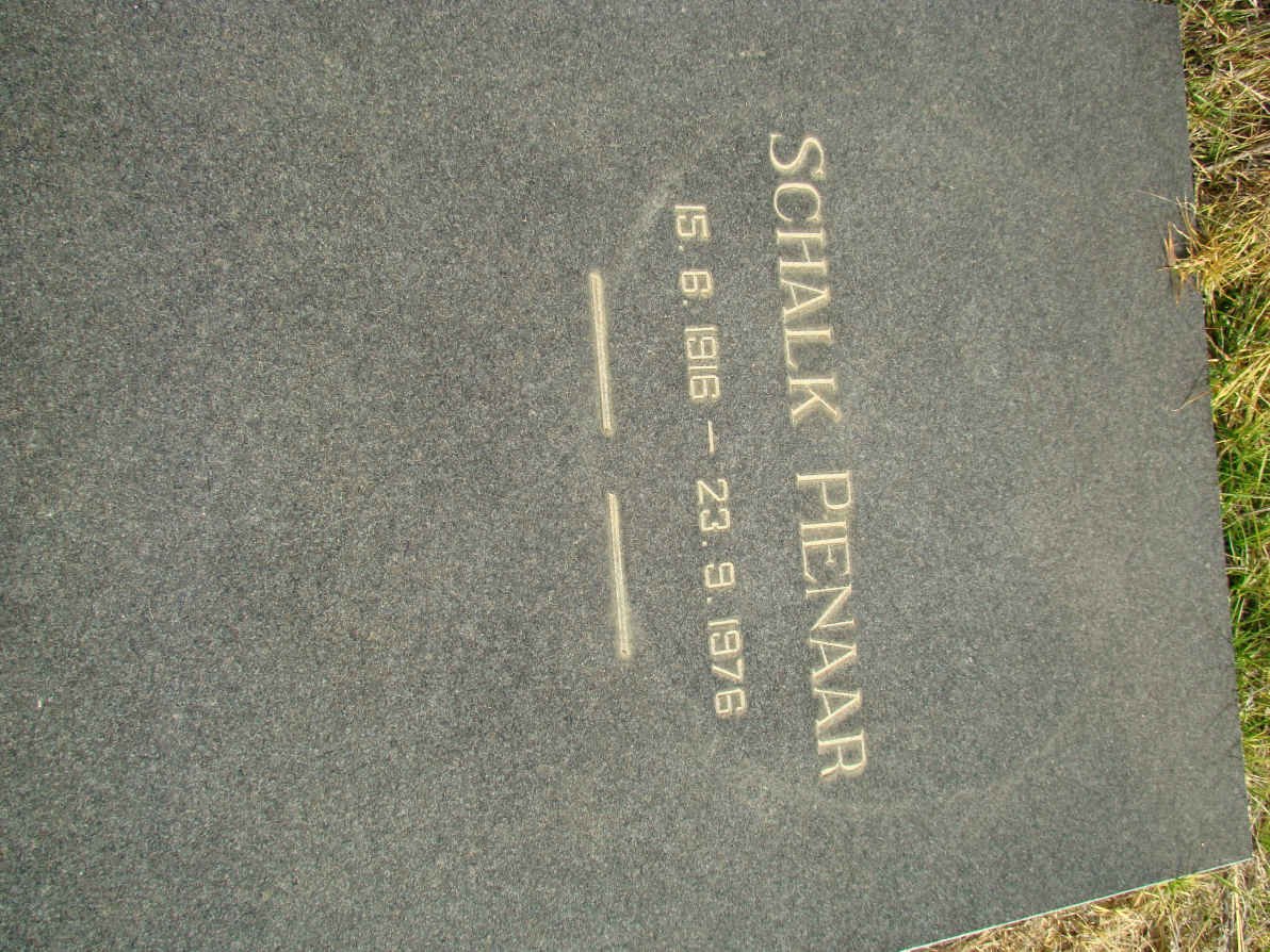 PIENAAR Schalk 1916-1976