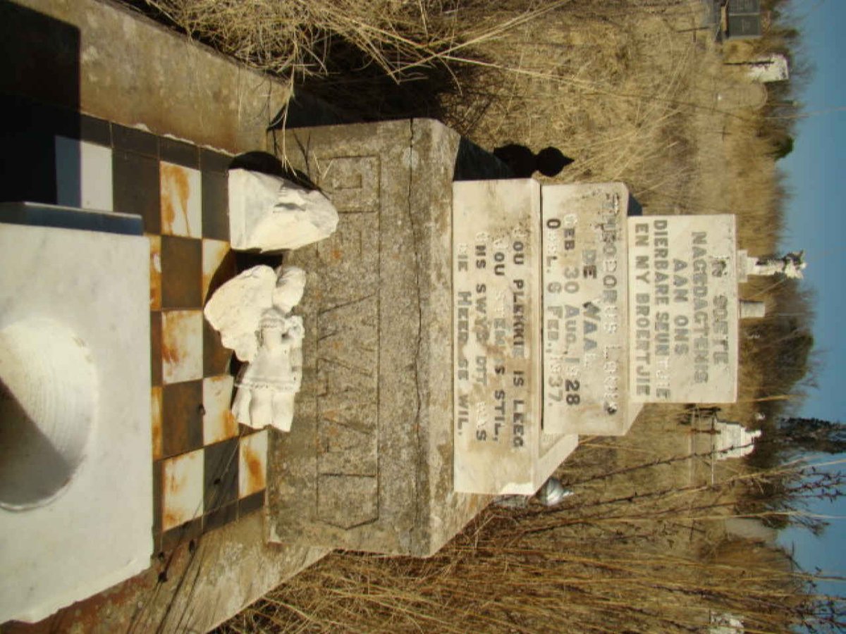 WAAL Theodorus Louis, de 1928-1937