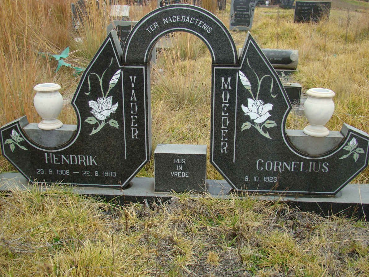 ?? Hendrik 1908-1983 &amp; Cornelius 1923-