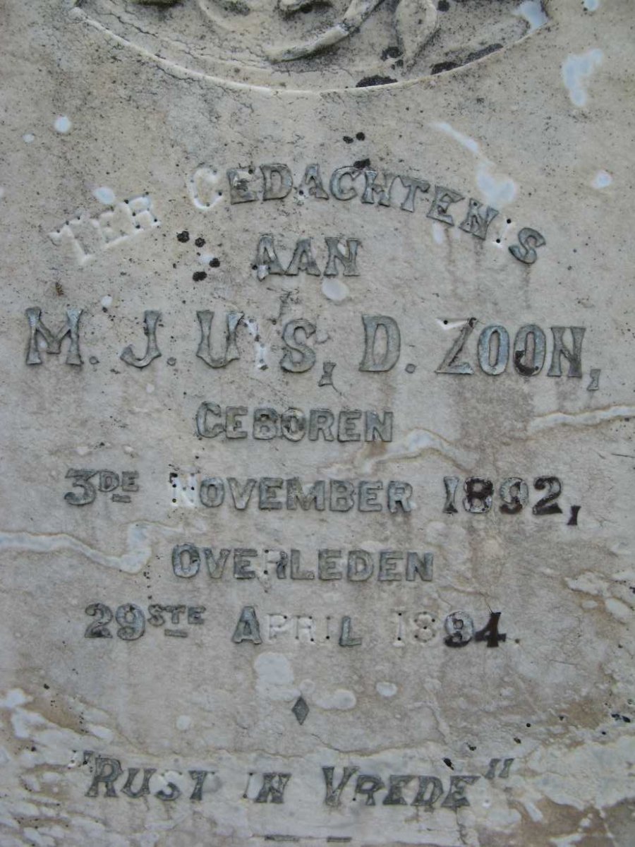 UYS M.J. 1892-1894