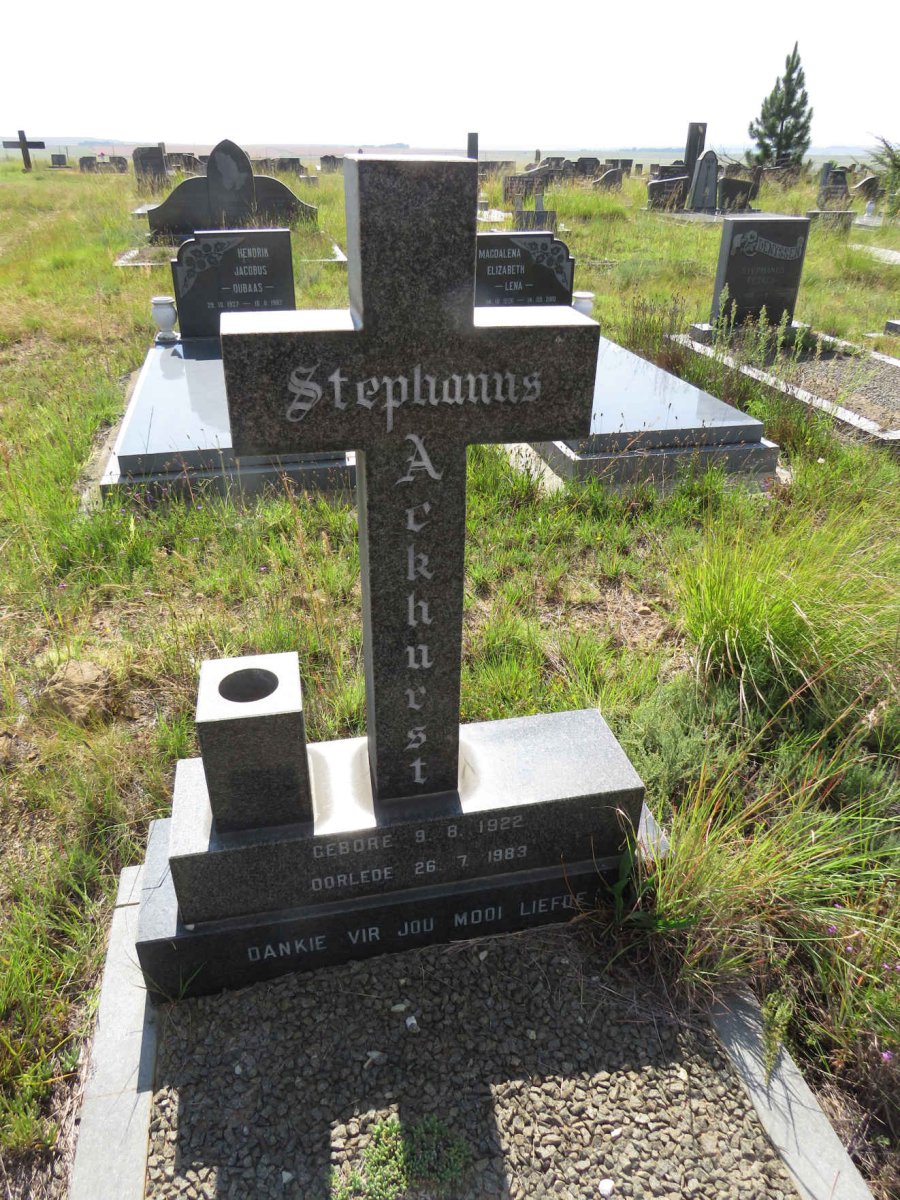 ACKHURST Stephanus 1922-1983