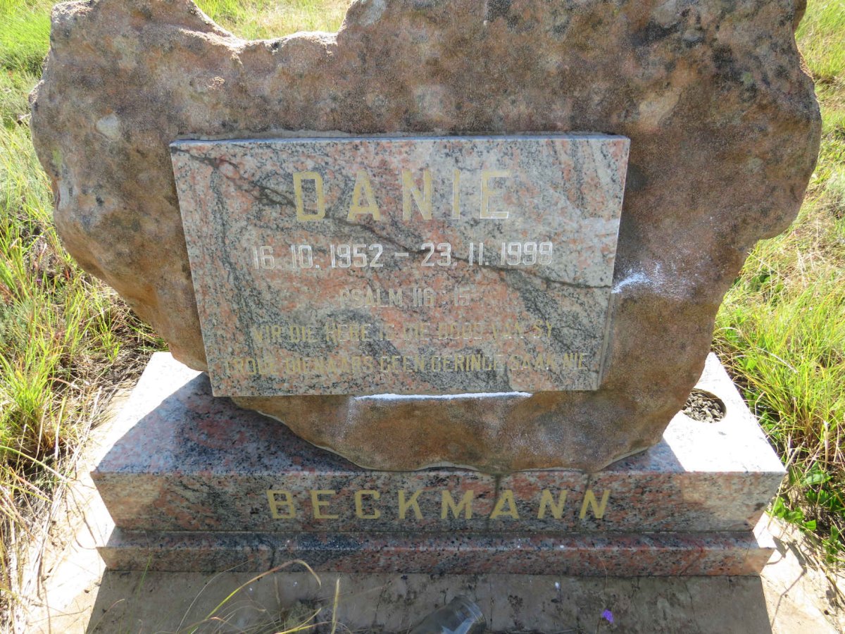BECKMANN Danie 1952-1999