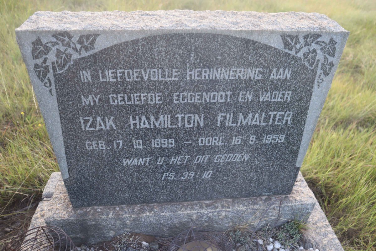 FILMALTER Izak Hamilton 1899-1959