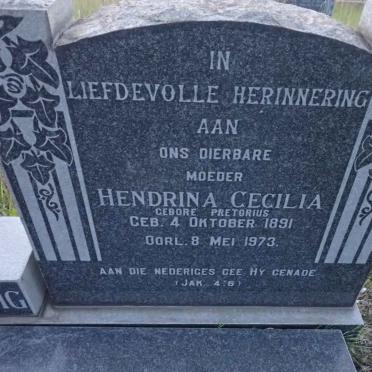 GULDENPFENNIG Hendrina Cecilia nee PRETORIUS 1891-1973
