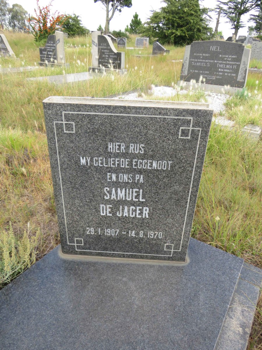 JAGER Samuel, de 1907-1970