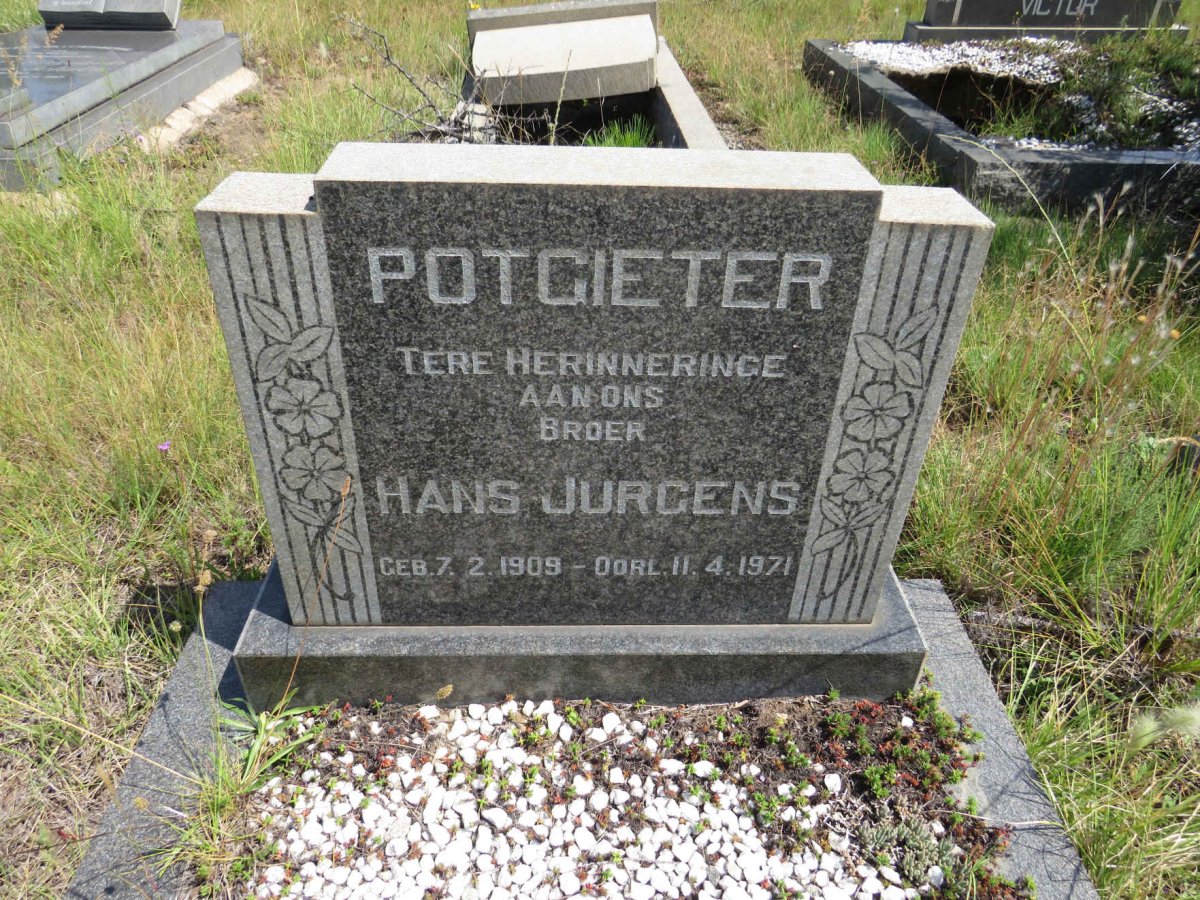 POTGIETER Hans Jurgens 1909-1971