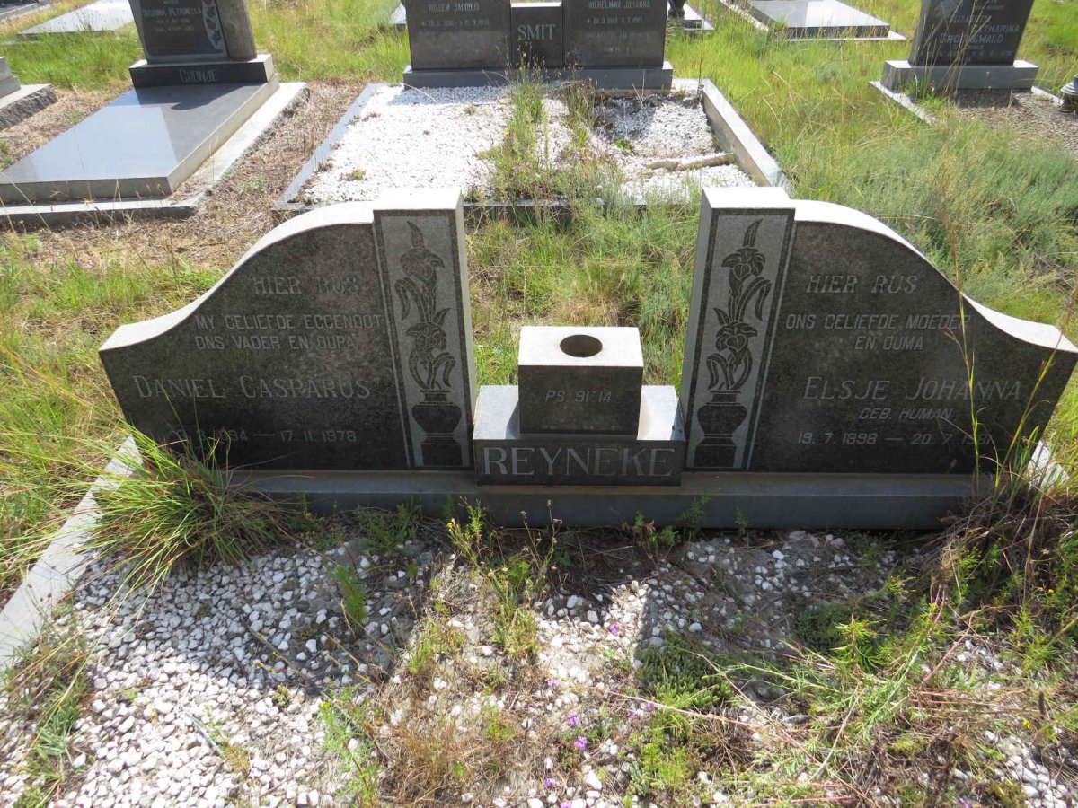 REYNEKE Daniel Casparus 1894-1978 & Elsje Johanna HUMAN 1898-1981 _1