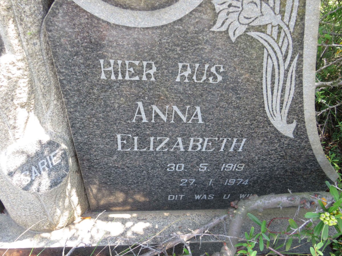 TALJAARD Jacobus Johannes 1908-1967 & Anna Elizabeth 1919-1974 _2