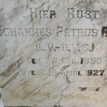 ROUX Johannes Petrus 1850-1927