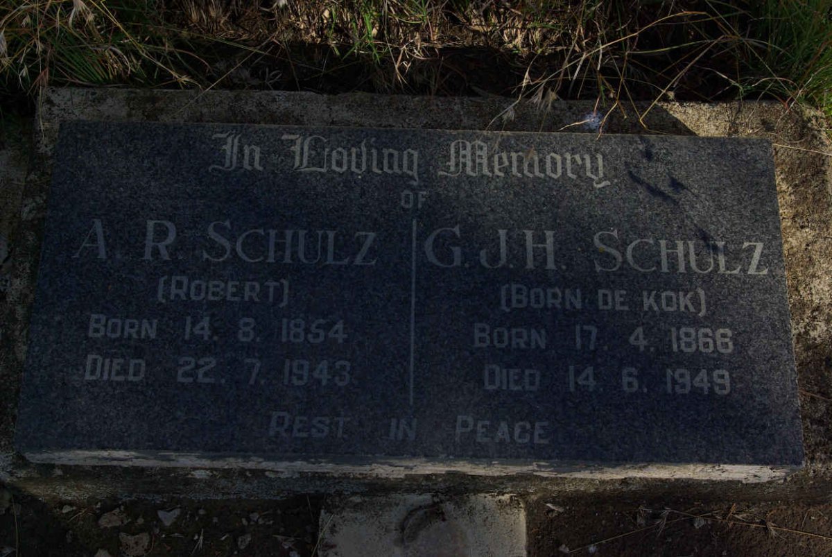 SCHULZ A.R. 1854-1943 &amp; G.J.H. DE KOK 1866-1949