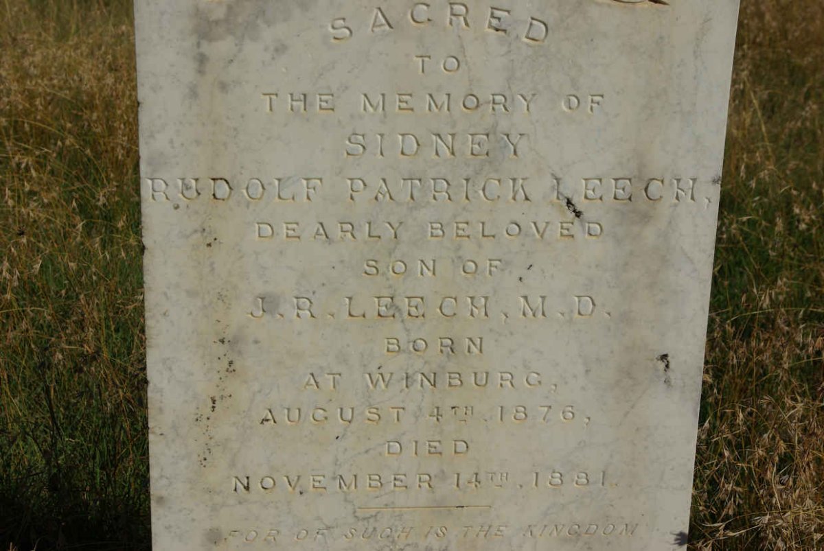 LEECH Sidney Rudolf Patrick 1876-1881