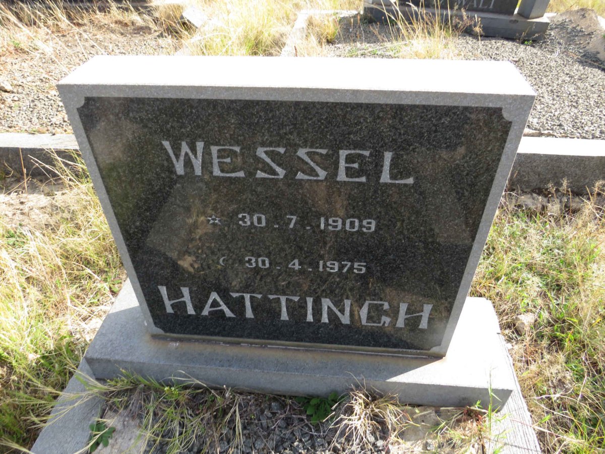 HATTINGH Wessel 1909-1975