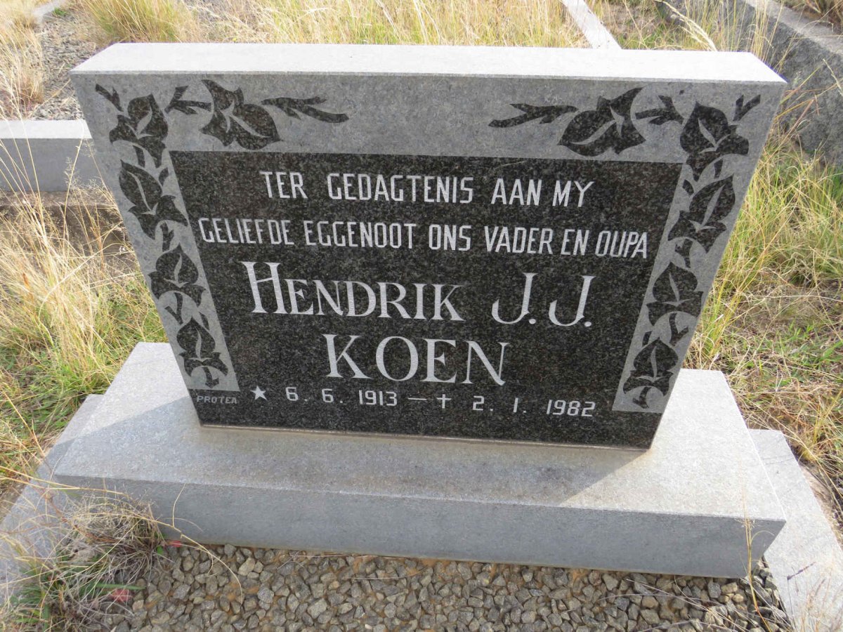 KOEN Hendrik J.J. 1913-1982