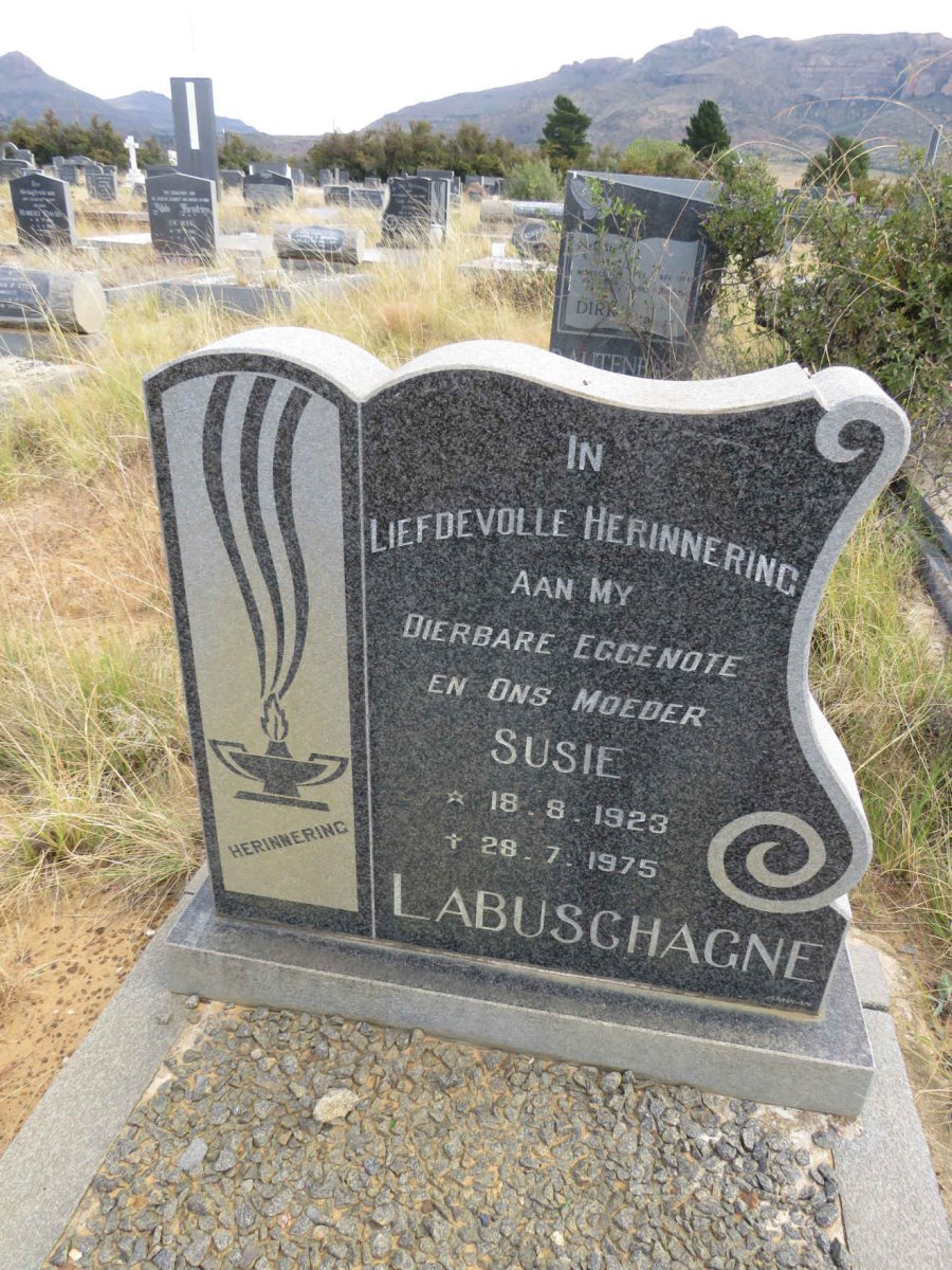 LABUSCHAGNE Susie 1923-1975