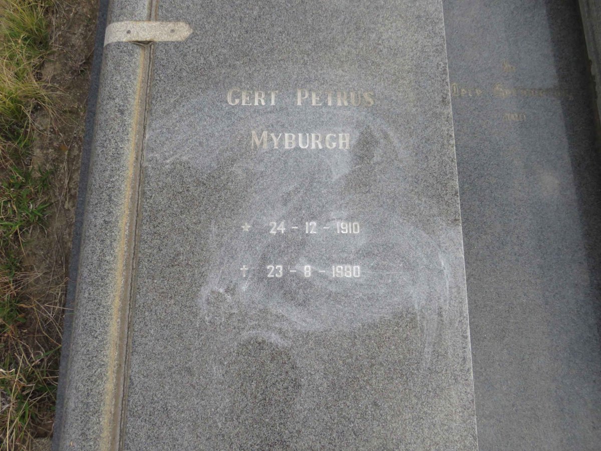 MYBURGH Gert Petrus 1910-1980 & Jacomina Magdalena KRUGER 1911-2001_2