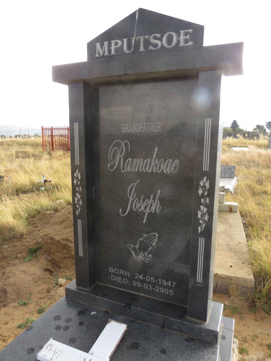 MPUTSOE Ramakoae Joseph 1947-2005