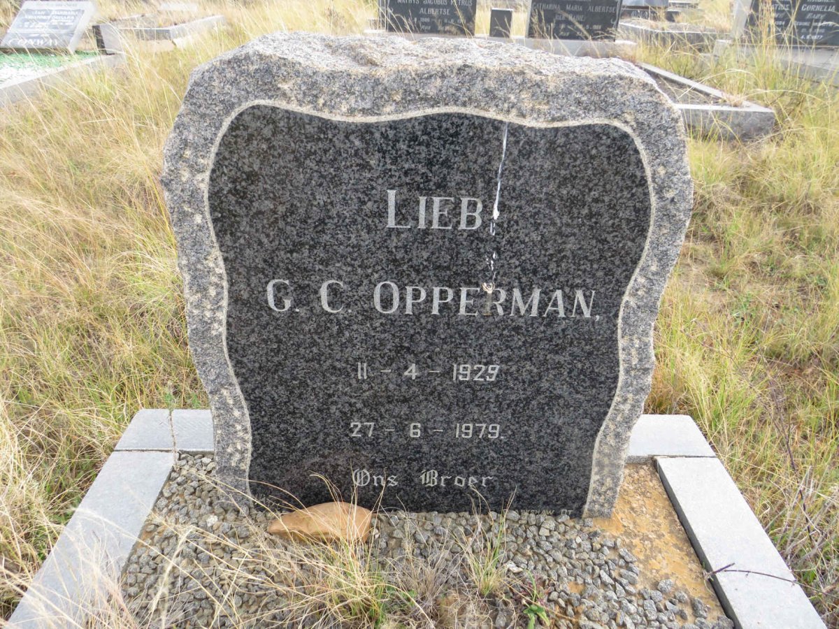 OPPERMAN Lieb G.C. 1929-1979