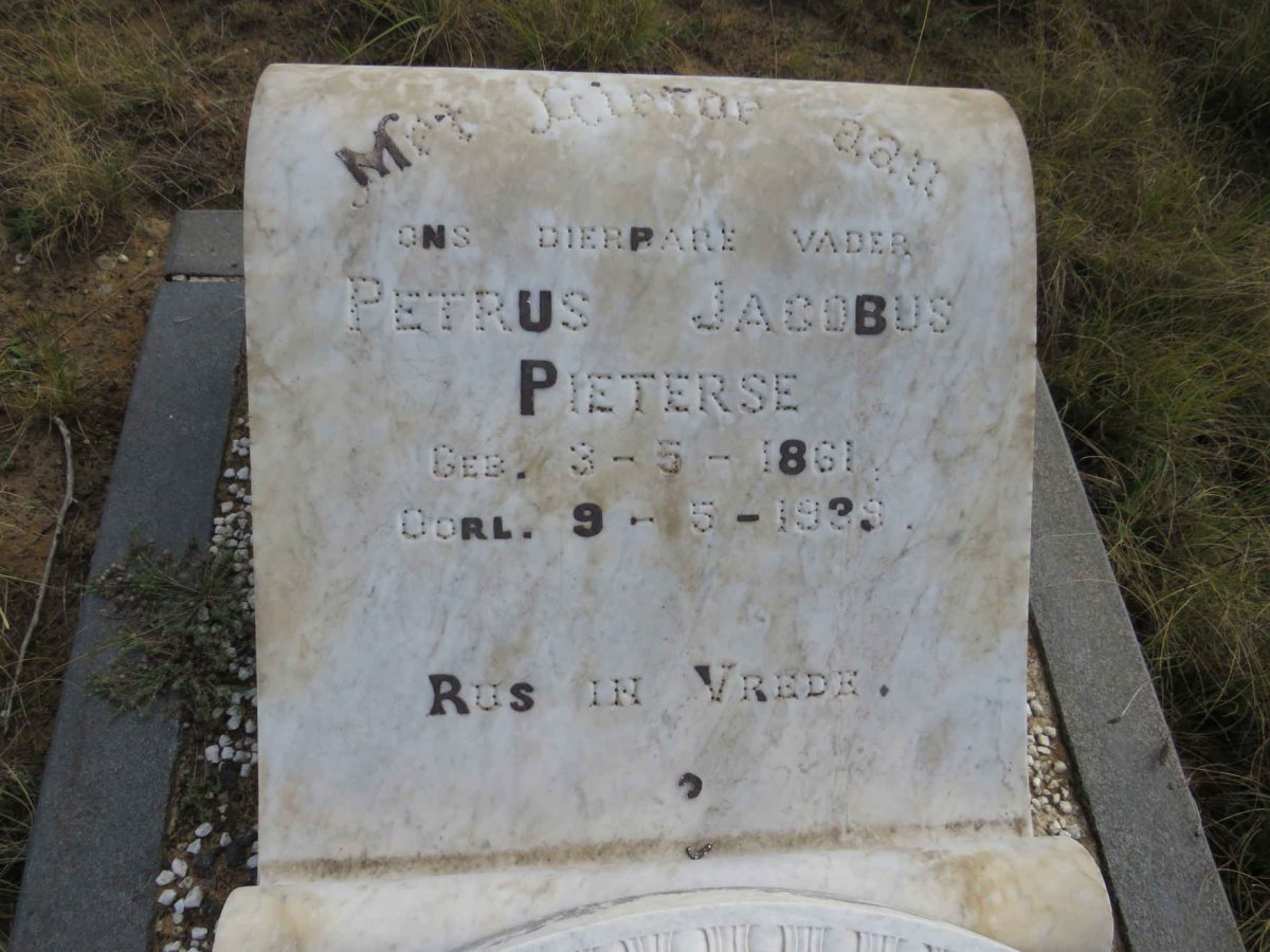 PIETERSE Petrus Jacobus 1861-1939