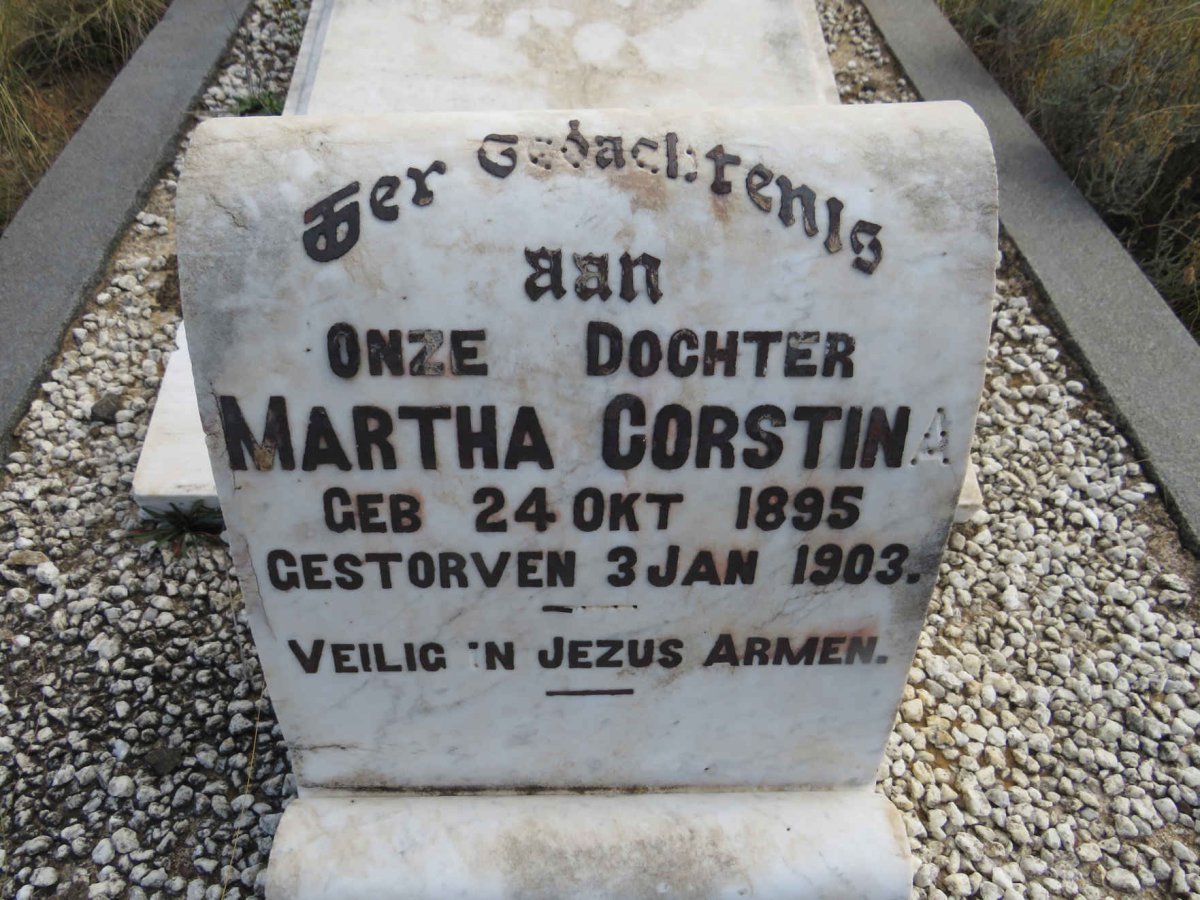PIETERSE Martha Corstina 1895-1903