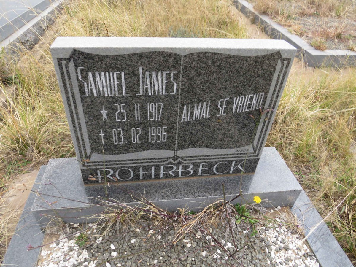 ROHRBECK Samuel James 1917-1996 