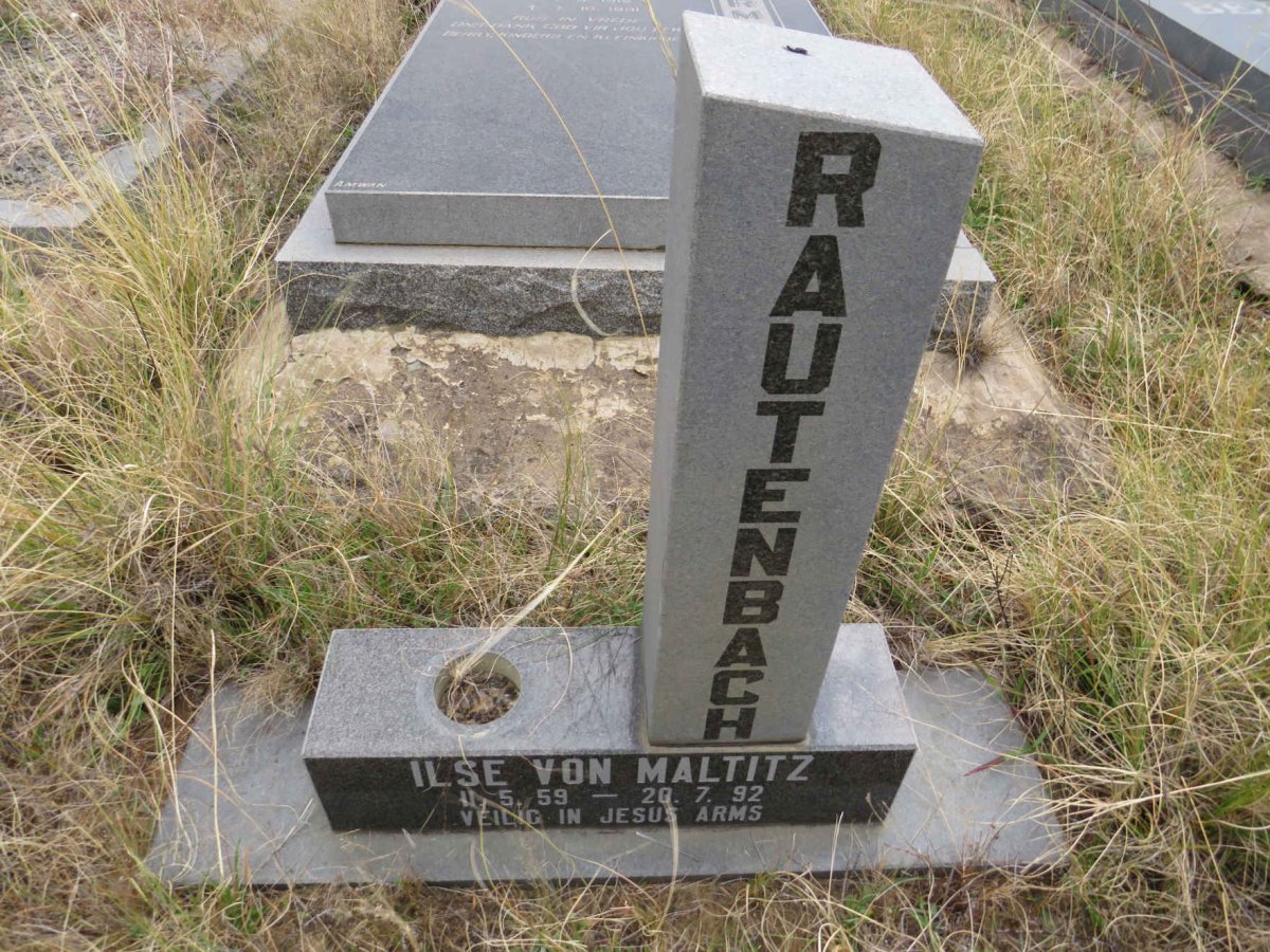 RAUTENBACH Ilse von Maltitz 1959-1992