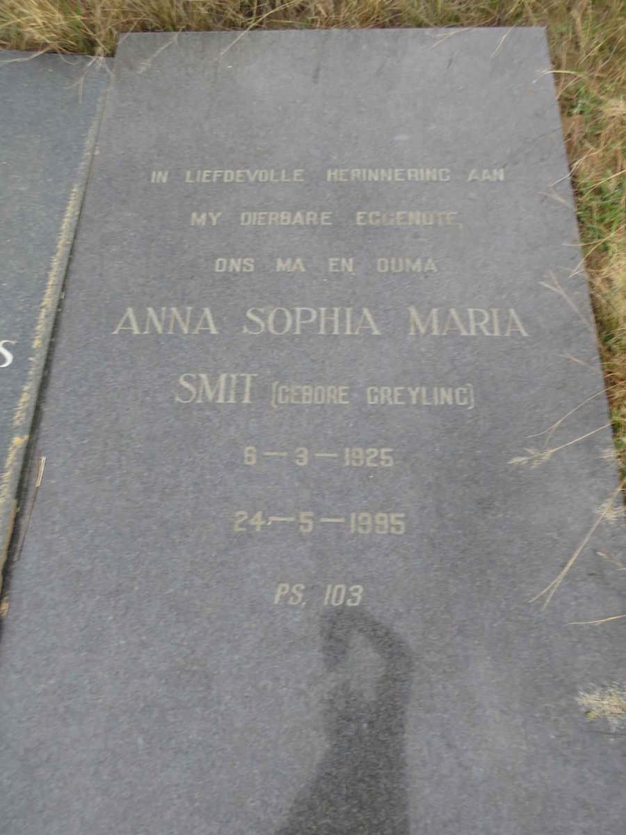 SMIT Erasmus Jacobus Petrus 1925-2005 & Anna Sophia Maria GREYLING 1925-1995_1