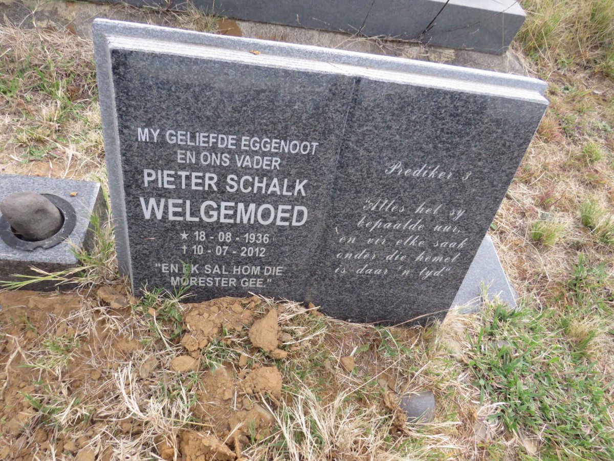 WELGEMOED Pieter Schalk 1936-2012