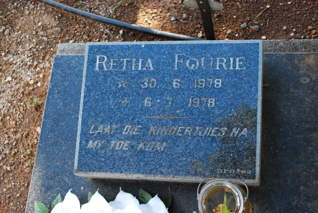 FOURIE Retha 1978-1978