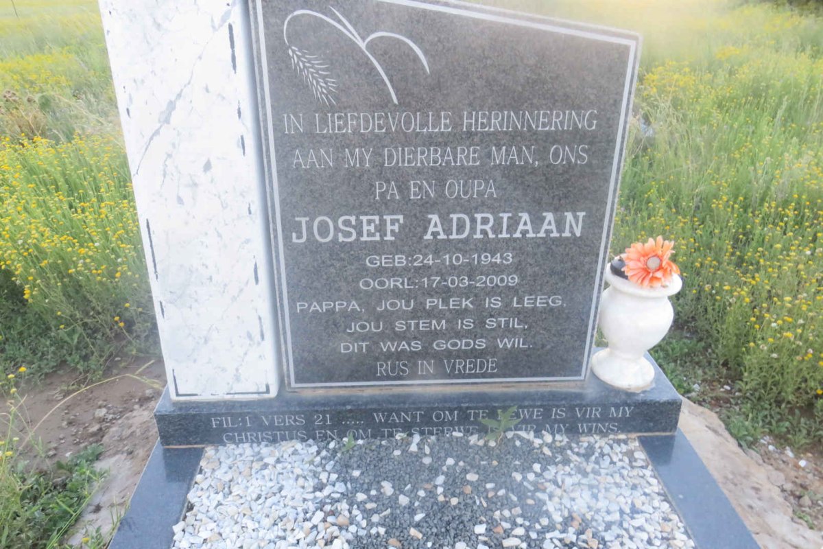 ? Josef Adriaan 1943-2009