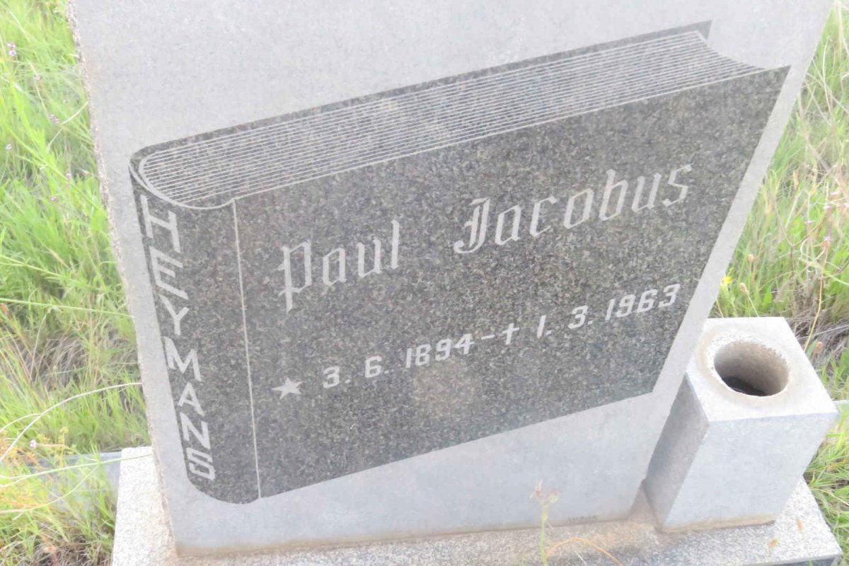 HEYMANS Paul Jacobus 1894-1963