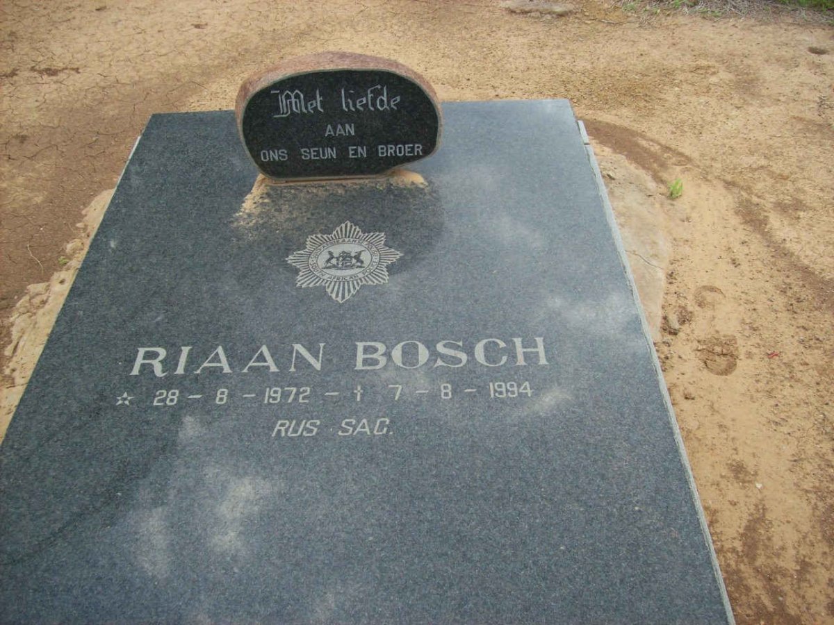 BOSCH Riaan 1972-1994