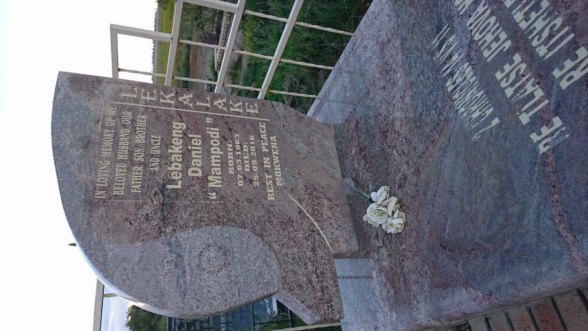 LEKALAKE Lebakeng Daniel 1963-2016